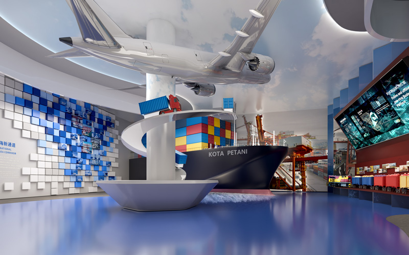 廣西南寧東盟多式聯運數字貿易館